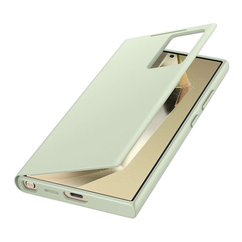 Samsung Galaxy S24 Smart View Wallet Case |Light Green Samsung Galaxy S24 Smart View Wallet Case |Light Green